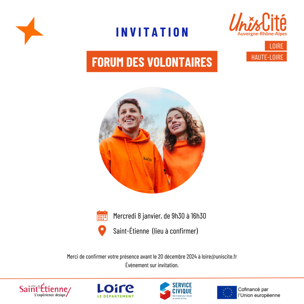 INVITATION FORUM DES VOLONTAIRES